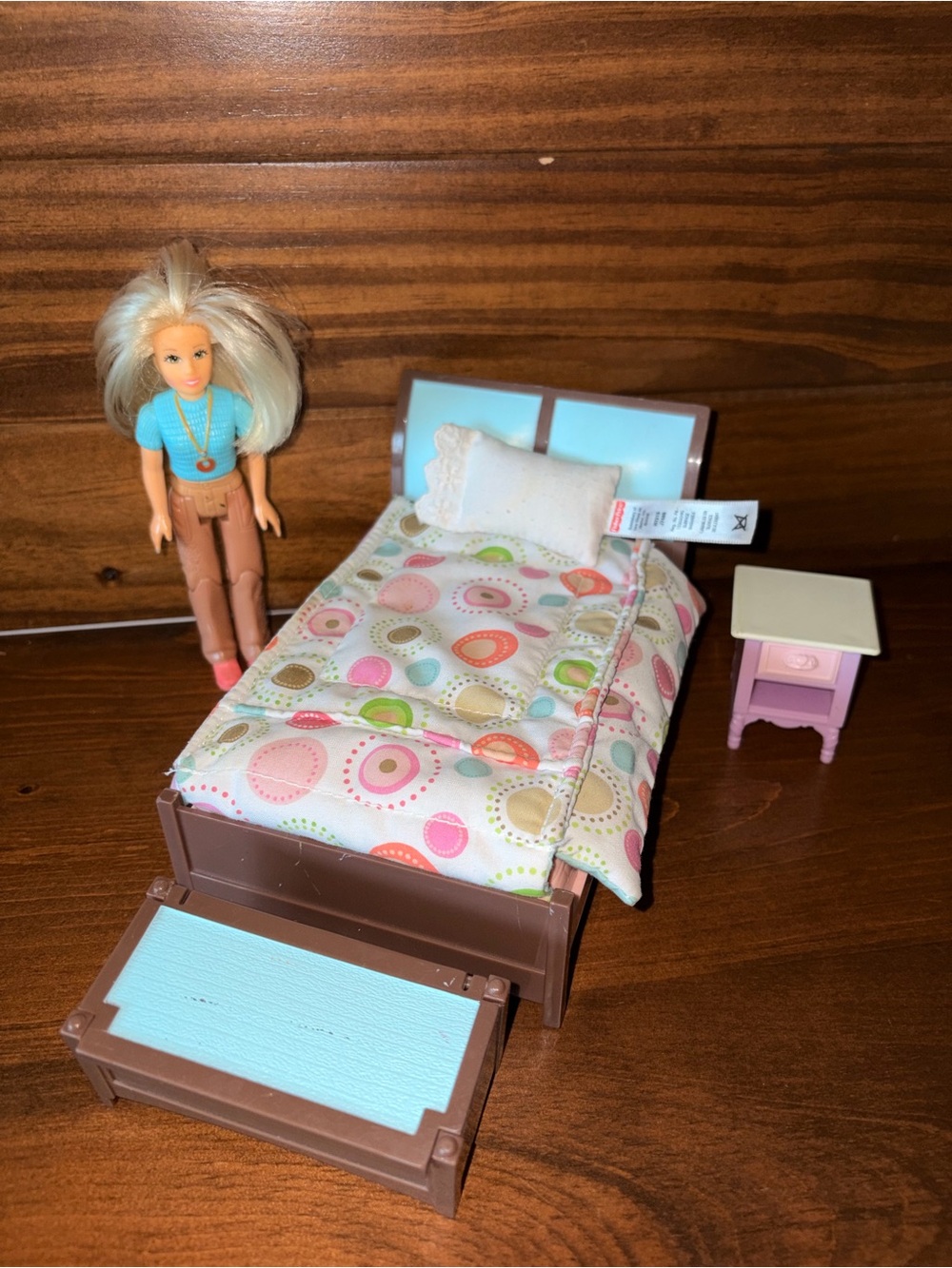 Vintage fisher price loving family bedroom set